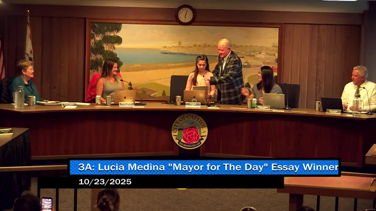 Capitola City Council 10/23/2025