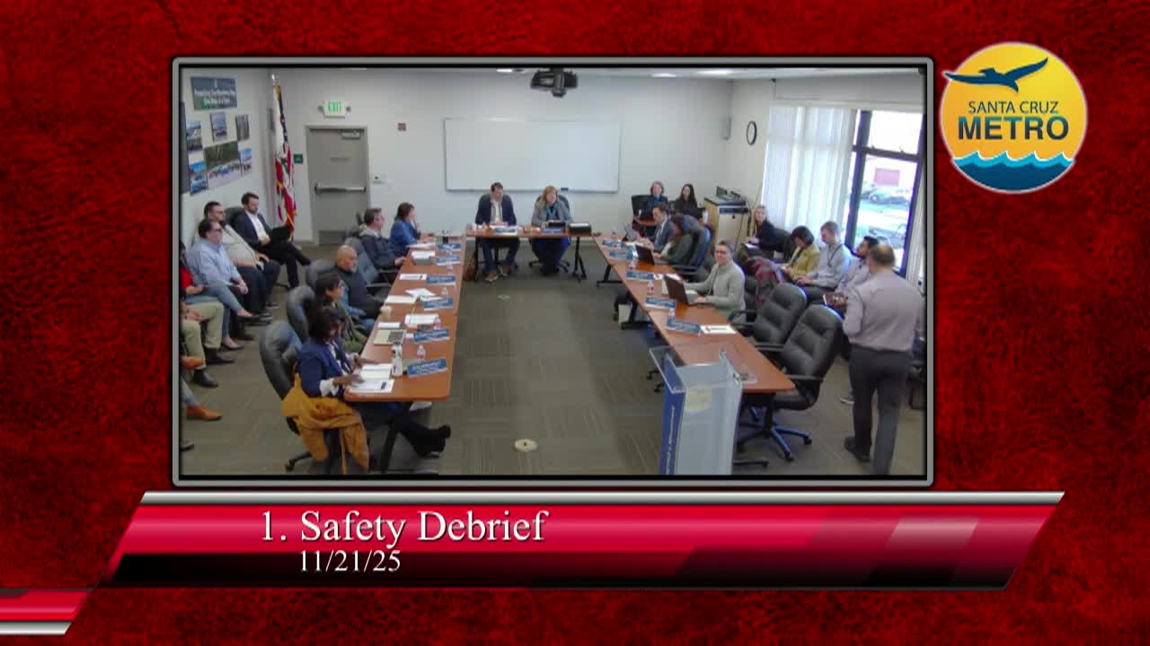 Santa Cruz Metro Transit District 11/21/2025