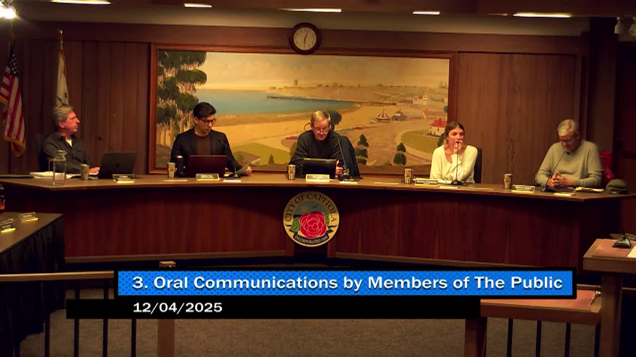 Capitola City Planning 12/04/2025