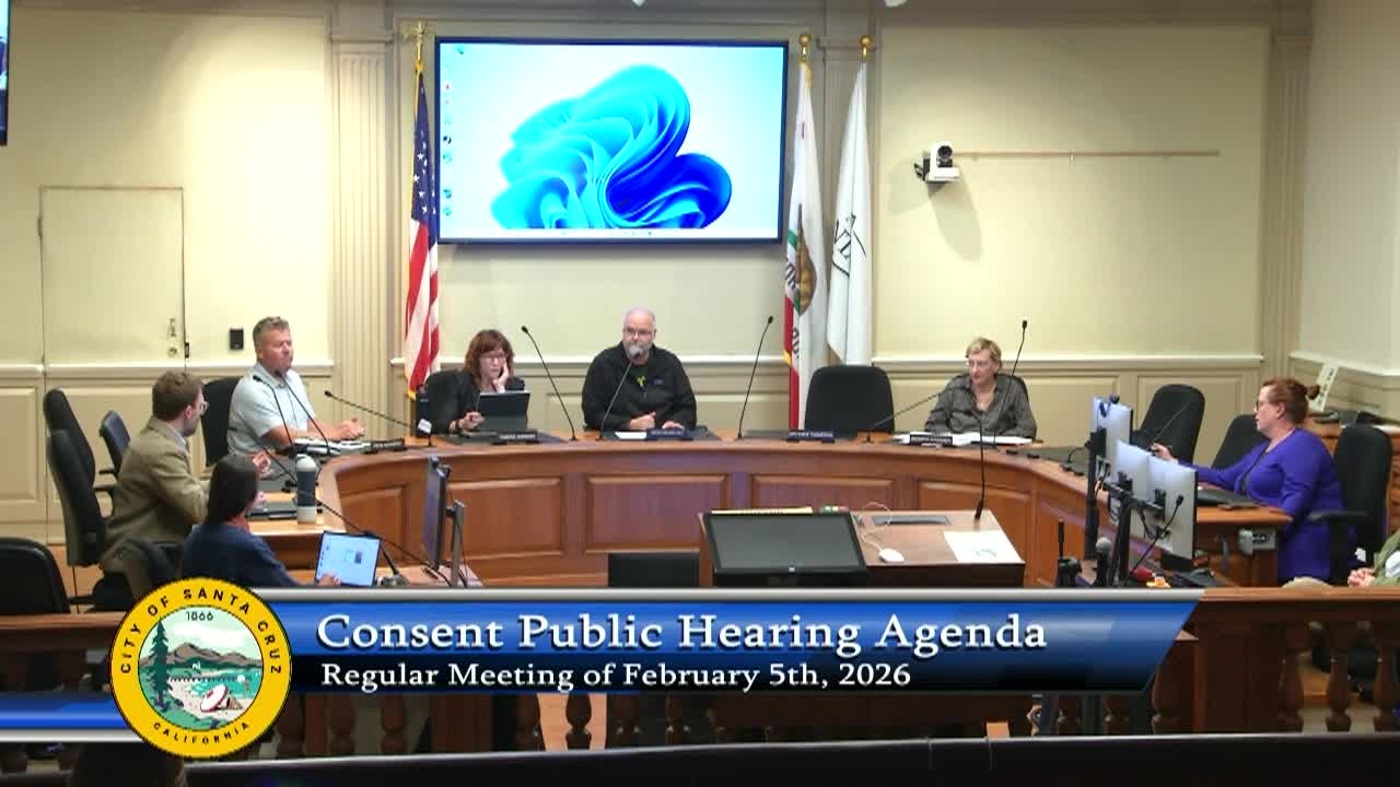 Santa Cruz City Planning 02/05/2026